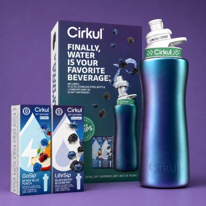 Cirkul 32oz. Chameleon Stainless Steel Bottle Starter Kit