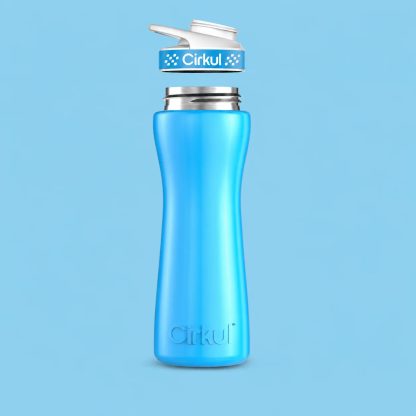 Cirkul 22oz. Stainless Steel Bottle & Comfort Grip Lid