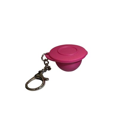 Tupper Ware Impressions Bowl Keychain | Fuchsia Kiss